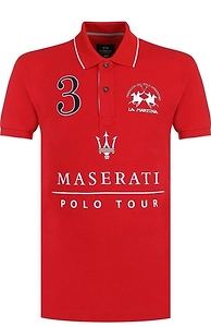 La Martina Logo Printed Polo Shirt