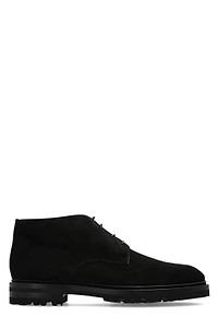 Kiton Suede Lace-Up Boots