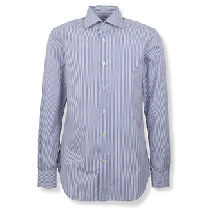 Kiton Striped Long-Sleeve Shirt