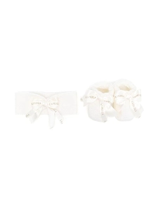 La Perla Kids Booties And Headband Gift Box