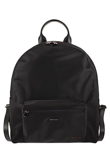 Kiton Technical Zip-Front Backpack