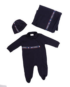 Logo Waistband Romper Set