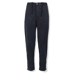 Kiton Uplack Drawstring Straight-Leg Pants