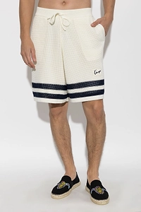 Kenzo Textured Stripe Knit Shorts