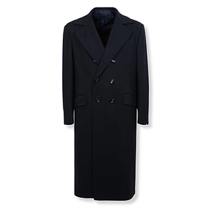 Kiton Ugo Long Double-Breasted Coat