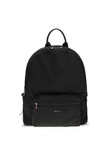 Kiton Zip Pocket Nylon Backpack