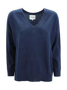 Kujten Lolita V-Neck Knitted Sweater