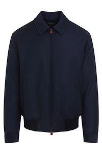 Kiton Zip-Up Bomber Jacket