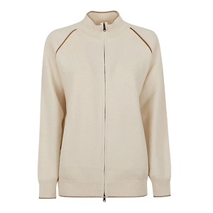 Kiton Zip-Up Knitted Sweater
