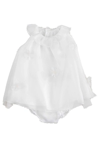 Belted Bow-Detailed Sleeveless Dress