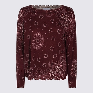 Paisley Distressed Knitted Sweater
