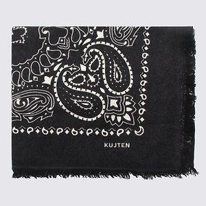 Kujten Paisley Fringed Scarf