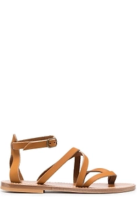 Epicure Buckled Flat Sandals