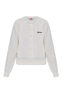 Kenzo Varsity Embroidered Knit Cardigan