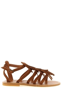 Fregate Fringed Flat Sandals