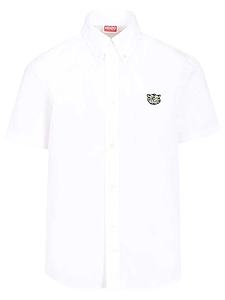 Kenzo Wild Tiger Crest Short Sleeve Shirt