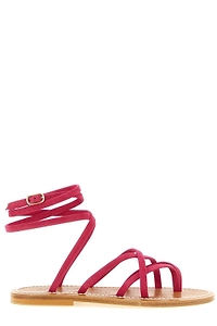 Zenobie Strappy Flat Sandals