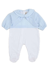 La Stupenderia Bow-Detailed Panelled Romper
