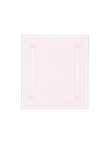 La Stupenderia Bow-Detailed Square Blanket