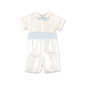 Bow-Tie Detailed Short Sleeved Rompers