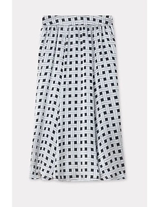 Kenzo Woven Pattern Midi Skirt