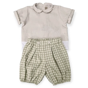 Checked Tracksuit Set