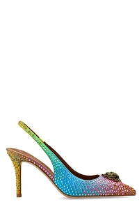 Kurt Geiger Belgravia Sling Embellished Heeled Pumps
