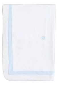 La Stupenderia Contrasting-Edge Polka-Dot Blanket