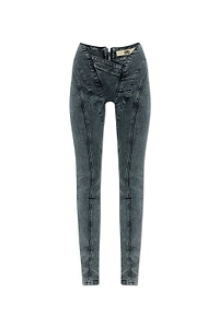 Knwls Celet Panelled Low-Rise Jeans