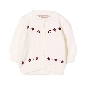La Stupenderia Crewneck Long-Sleeved Cardigan