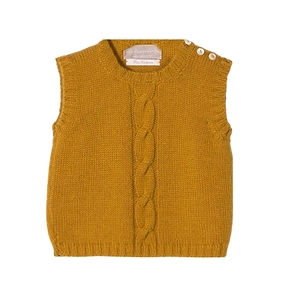 La Stupenderia Crewneck Cable-Knit Vest