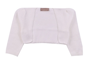 La Stupenderia Cropped Open Front Knitted Cardigan
