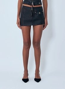 Knwls Patch Pocket Mini Skirt