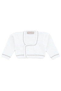 La Stupenderia Double Breasted Square-Neck Cardigan