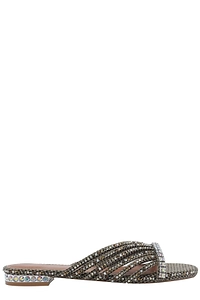 Kurt Geiger London Crystal Strap Flat Mules