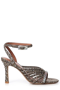 Kurt Geiger Crystal Strappy Heeled Sandals