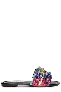 Kurt Geiger London Southbank Embellished Flat Sandals