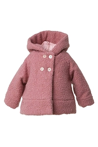 La Stupenderia Faux-Shearling Double-Breasted Jacket