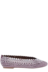 Kurt Geiger Crystal Studded Ballet Flats