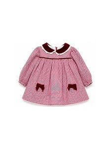 La Stupenderia Gingham Bow Detailed Dress