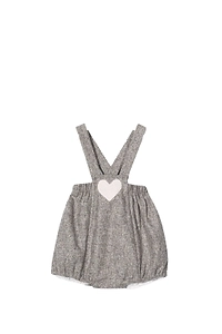 Heart Patch Elastic Waist Shorts