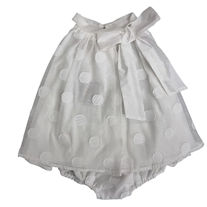La Stupenderia Floral Tie Waist Ruffled Dress
