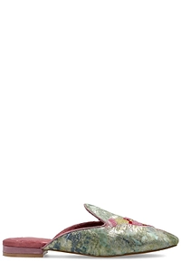 Kurt Geiger Embroidered Slip-On Mules