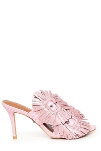 Kurt Geiger Embellished Fringed Heeled Sandals