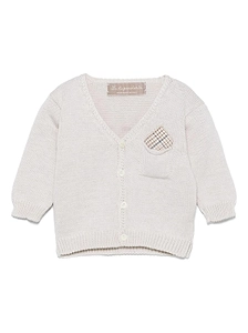La Stupenderia Long Sleeve Knit V-Neck Cardigan