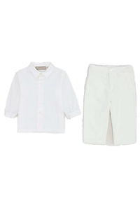 La Stupenderia Long Sleeved Shirt Trousers Suit
