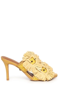 Kurt Geiger Fringed Embellished Heeled Sandals