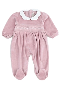 La Stupenderia Long Sleeved Smocked Babygrow