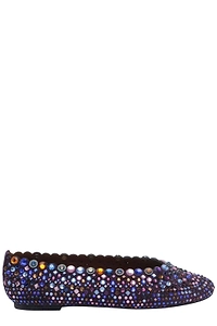 Kurt Geiger Jewel Embellished Ballet Flats