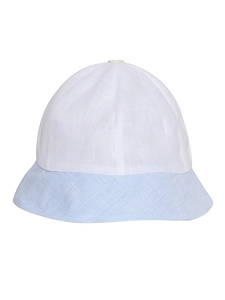 Narrow Brim Poplin Bucket Hat